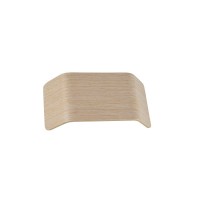 MANA, Leuchtenschirm, Holz, weiß, L/H/T 27/13,5/6,5 cm MANA, Leuchtenschirm, Holz, weiß, L/H/T 27/13,5/6,5 cm