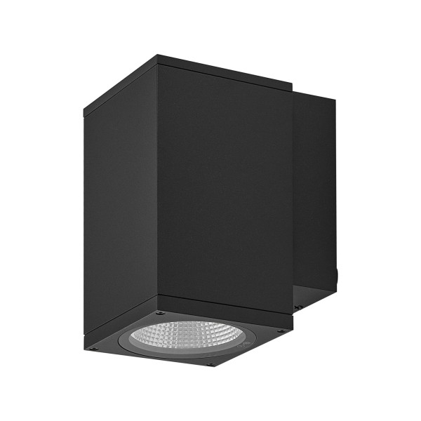 Deko-Light Wandaufbauleuchte, ShoreLine Pro Square, 12 W, DIM, 3000/4000 K, Dunkelgrau, Aluminium