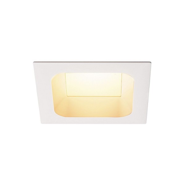 VERLUX, Einbauleuchte, LED, 3000K, mattweiß, L/B/T 13,5/13,5/7,5 cm, 20W