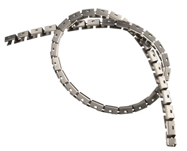 Deko-Light Mechanisches Systemzubehör, Flexibles Edelstahl Profil 5m für Neon Omniflex Mini