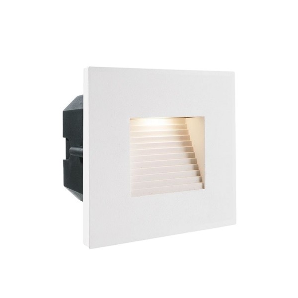 Deko-Light Zubehör, Abdeckung weiß eckig für Light Base COB Outdoor, Aluminium, Weiß, 70°, 100x100mm