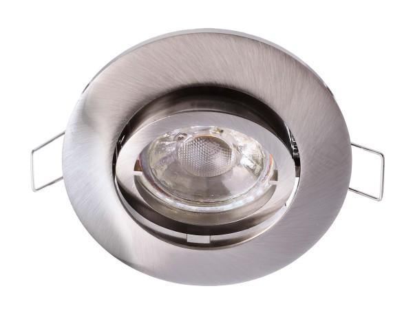 Deko-Light Deckeneinbauring, Alioth rund, Aluminium Druckguss, Silber, 35W, 12V