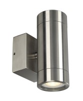 ASTINA STEEL, Outdoor Wandleuchte, QPAR51, IP44, rund, edelstahl 304, max. 70W ASTINA STEEL, Outdoor Wandleuchte, QPAR51, IP44, rund, edelstahl 304, max. 70W