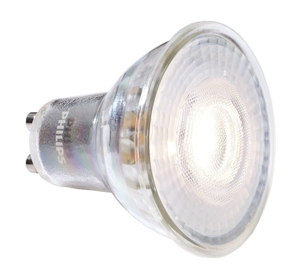 Phillips Leuchtmittel, MASTER VALUE LEDspot MV GU10 940, Glas, Silber, Neutralweiß, 60°, 4W, 230V
