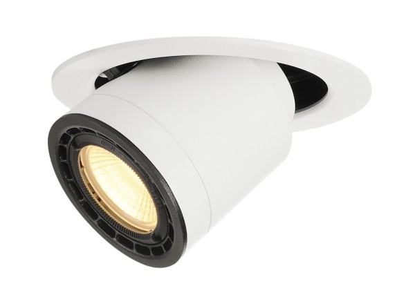 SUPROS 78, Einbauleuchte, LED, 3000K, rund, ausschwenkbar, weiß, 60° Linse, 9W