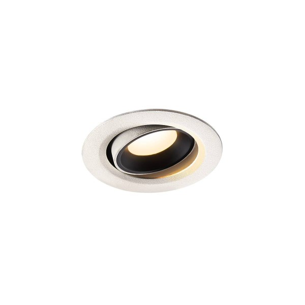 NUMINOS® MOVE XS, Deckeneinbauleuchte weiß / schwarz 3000K 40°