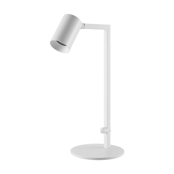 Deko-Light Tischleuchte, Can Tilt, 1x 7,5 W GU10, Weiß, Aluminium, Weiß, 7W, 230V