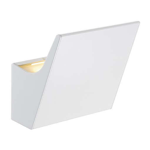 SOLF LED Wandleuchte, warmweisse LED, Gehäuse weiss/chrom