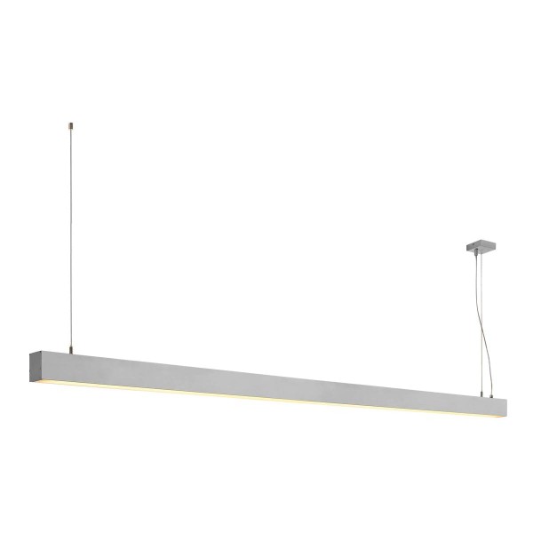 GLENOS Pendelleuchte, alu eloxiert, 2m, 103W, 3000K