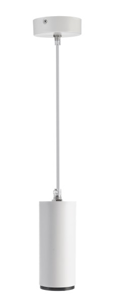Deko-Light Pendelleuchte, Lucea, 10 W, DIM, 2700 K, Weiß, Aluminium, Verkehrsweiß RAL 9016, 10W
