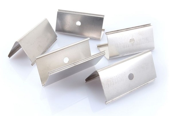 Deko-Light Zubehör, Befestigungsclips 5er Set für C04, Metall, Silber, 40x20mm