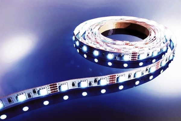 Flexibler LED Stripe, 5050, SMD, Kaltweiß, 12V DC, 43,20 W