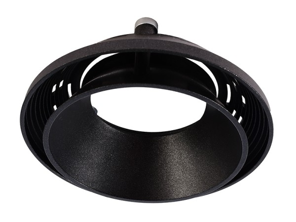 Deko-Light Zubehör, Reflektor Ring II Schwarz für Serie Uni II Mini, Kunststoff, Schwarz