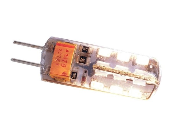 KapegoLED Leuchtmittel, LED G4 6500K, Kaltweiß, Abstrahlwinkel: 360°, 12V AC/DC, G4, 1,50 W