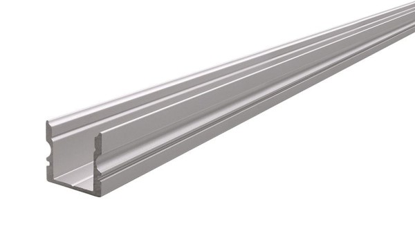 Reprofil Profil, U-Profil hoch AU-02-10, Aluminium, Silber-matt eloxiert, 4000mm