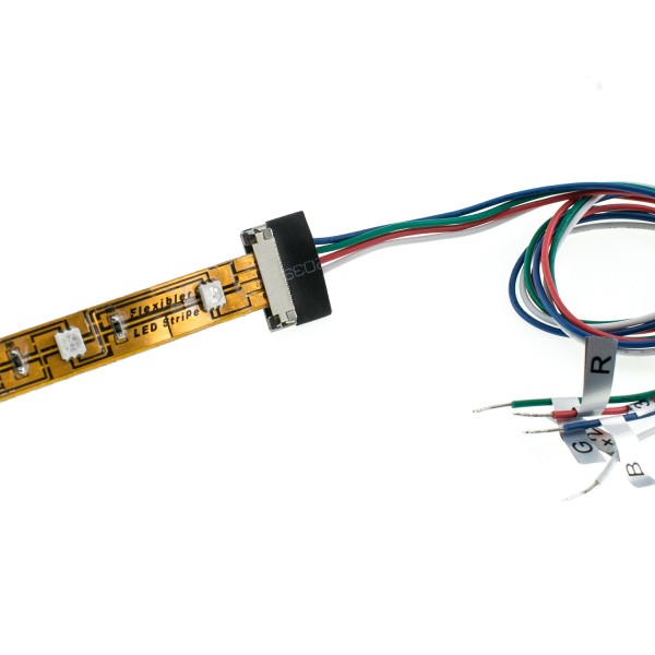 EINSPEISER, für FLEXLED ROLL RGB 24V bis 15mm Breite, max. 50W, 50cm