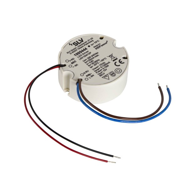 LED Netzteil, 15W 12V rund