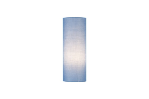 FENDA, Leuchtenschirm, rund, blau, Ø/H 15/40 cm