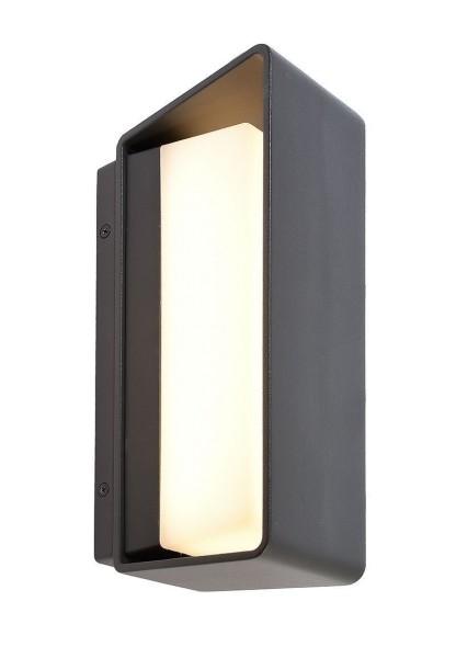 Deko-Light Wandaufbauleuchte, Markab, Aluminium Druckguss, Dunkelgrau, Warmweiß, 304°, 13W, 230V