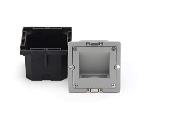 KapegoLED Wandeinbauleuchte, Light Base COB Outdoor, inklusive Leuchtmittel, Warmweiß, 1,00 W, IP 67