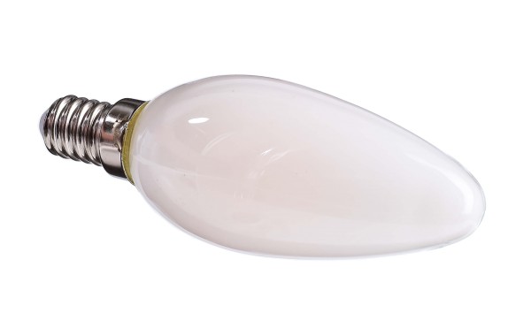 Philips Leuchtmittel, CLA LEDCandle ND 4.3-40W E14 827 B35 FR, Glas, Warmweiß, 360°, 4W, 230V