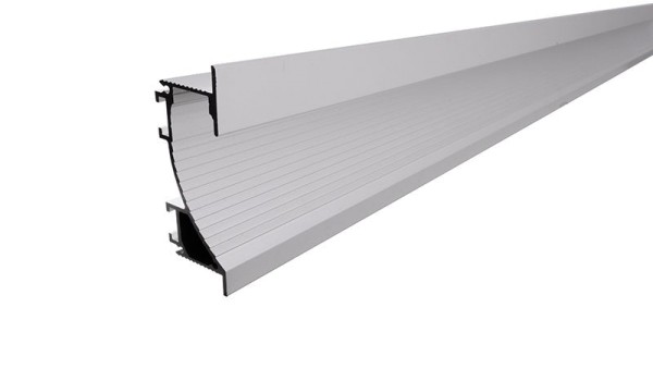 Reprofil, Trockenbau-Profil, Wandvoute EL-02-12 für 14mm LED Stripes, Aluminium, Silber-matt