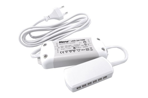 Hera Netzgerät, Schaltnetzteil EQ-LED, Eingangsspannung: 220-240V AC/50-60Hz, 15,00 W