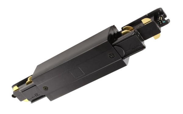 Deko-Light 3-Phasen Schienensystem, D Line DALI elektr. Längsverbinder mit Einspeisem. li-re, 230V