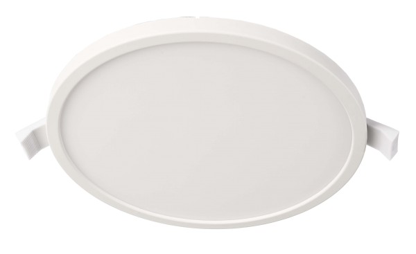 Deko-Light Deckeneinbauleuchte, Alya Rund, 12 W, DIM, 3000 K, Weiß, Kunststoff, Warmweiß (WW), 12W