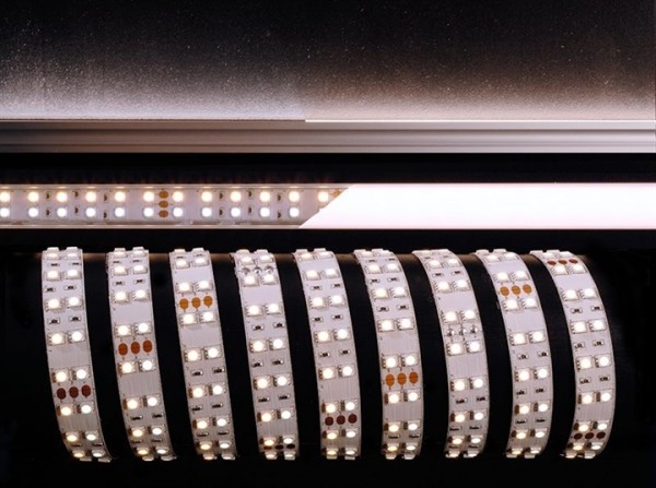 KapegoLED Flexibler LED Stripe, 5050-2x60-24V-3000K+6500K-3m, Warmweiß + Kaltweiß, spannungskonstant