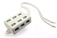 Zubehör / Ersatzteil, Schraubverteiler Niedervolt 6-fach Zubehör / Ersatzteil, Schraubverteiler Niedervolt 6-fach