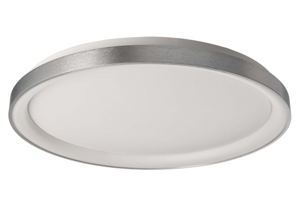 Deko-Light Deckenaufbauleuchte, Merope 600, 42 W, DIM, 3000/4000 K, Silber, Aluminium, 42W, 230V