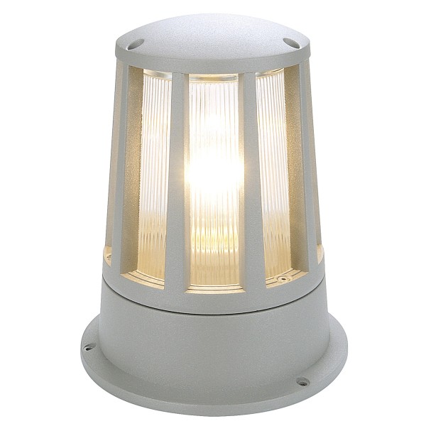 CONE, Outdoor Standleuchte, A60, IP54, silbergrau, max. 100W