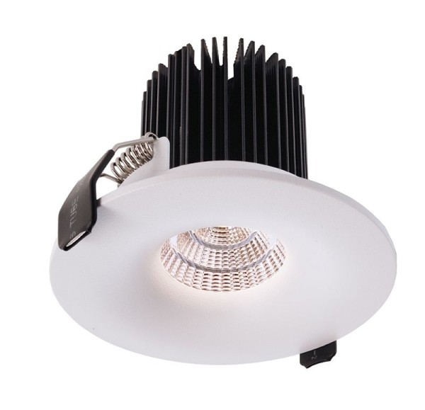 Deko-Light Deckeneinbauleuchte, COB Back Light, Aluminium Druckguss, weiß, Warmweiß, 48°, 9W, 21-22V