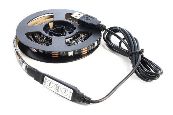 KapegoLED LED Mixit Set, USB TV 5050-27-RGB-0,9m, RGB, 5V DC, Länge: 900 mm, IP20