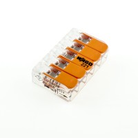 WAGO 221-415, COMPACT Verbindungsklemme für alle Leiterarten, 5 Leiter Klemme WAGO 221-415, COMPACT Verbindungsklemme für alle Leiterarten, 5 Leiter Klemme