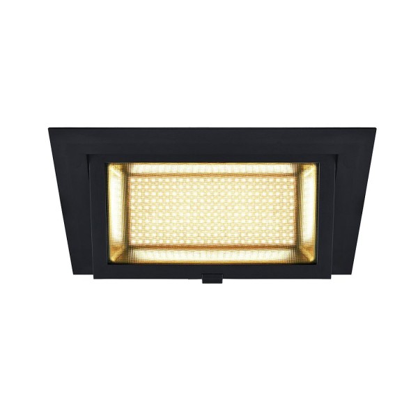ALAMEA, Deckeneinbauleuchte, LED, 3000K, schwarz, 45W