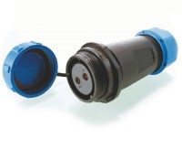 Deko-Light Kabelsystem, Weipu Buchse 2-polig, Kunststoff, 24V Deko-Light Kabelsystem, Weipu Buchse 2-polig, Kunststoff, 24V