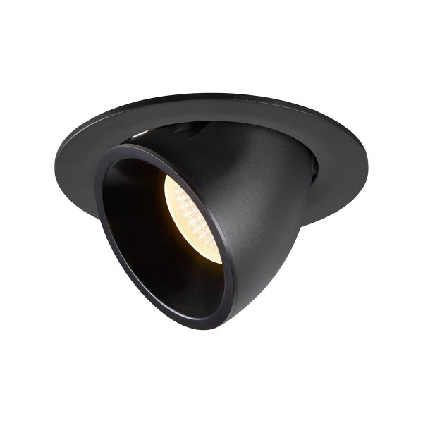 NUMINOS® GIMBLE L, Deckeneinbauleuchte schwarz 3000K 55°
