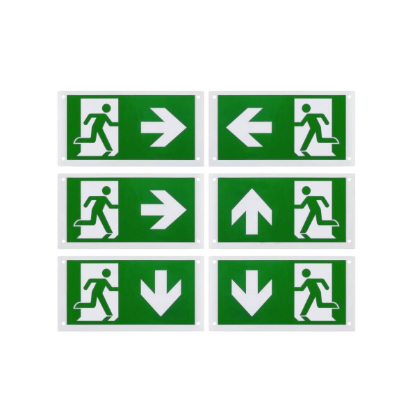 P-LIGHT 6er Set Piktogrammfolie