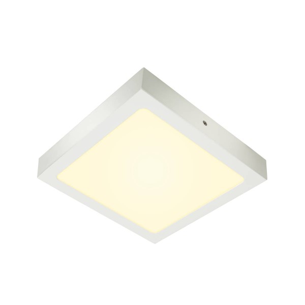 SENSER 24 Indoor LED Deckenaufbauleuchte eckig weiß