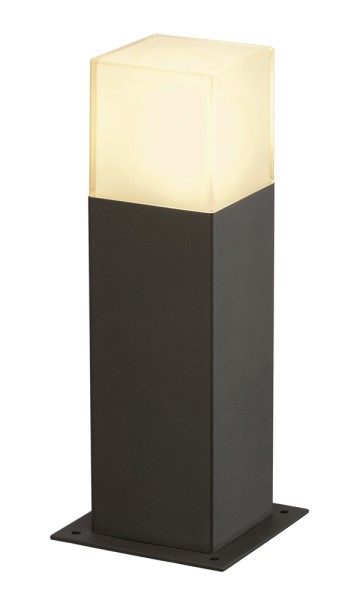 GRAFIT 30, Outdoor Standleuchte, TC-DSE, IP44, anthrazit, Energiesparleuchte, L/B/H 12/12/30 cm
