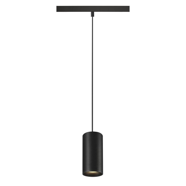NUMINOS® S 48V TRACK DALI, Pendelleuchte, schwarz / schwarz, 16W, 1030lm, 3000K, CRI90, 40°