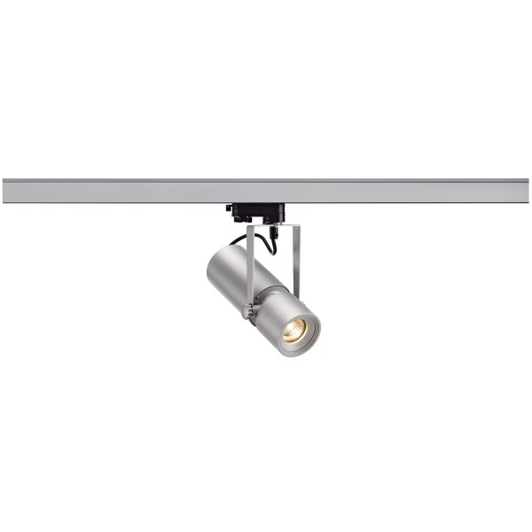 EURO SPOT, Spot für Hochvolt-Stromschiene 3Phasen, QR51, silbergrau, max. 50W