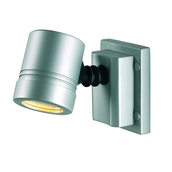 MYRA WALL Wandleuchte, silbergrau, GU10, max. 50W, IP55