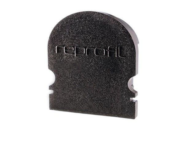 Reprofil Profil Zubehör, Endkappe R-AU-02-15 Set 2 Stk, Kunststoff, Schwarz, 21x6mm