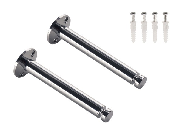 DECKENUMLENKER, für Niedervolt-Seil- System, chrom, 2 Stück, 16,2cm, mit Umlenkrolle