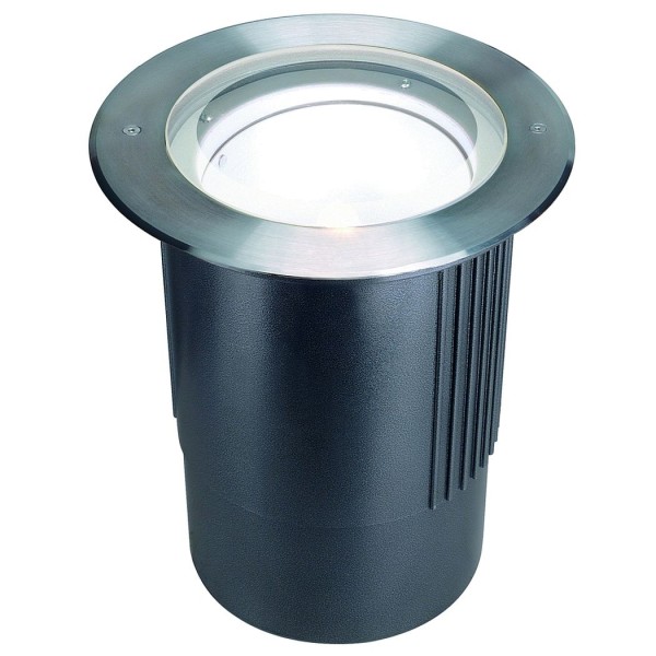 DASAR HIT-T 70W Bodeneinbauleuchte, rund, Edelstahl 316, G12, 70W, IP67