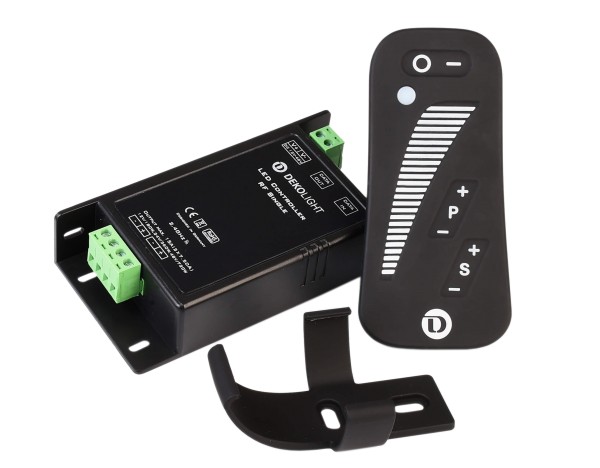 Deko-Light Controller, RF Single Remote, Kunststoff, Schwarz, 12V, 115x57mm