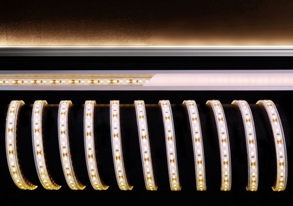 Deko-Light Flexibler LED Stripe, 3528-120-12V-2700K-5m-Silikon, Kupfer, Weiß, Warmweiß, 120°, 32W